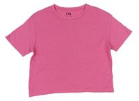 Ružové crop tričko C&A