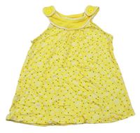 Žlté kvetované šaty Tu