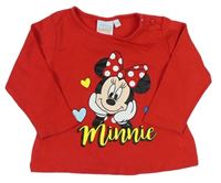 Červené tričko s Minnií Disney