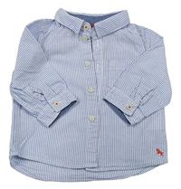 Modro-biela pruhovaná košeľa zn. H&M