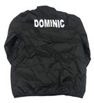 Čierna šušťáková funkčná bunda s výšivkou zn. Puma