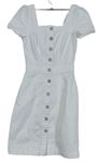 Dámské bílé rifllové šaty Denim vel. 32