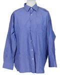 Pánská modrá proužkovaná košile Bexleys vel. 45-46