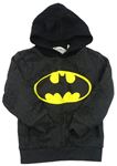 Šedo-černá mikina Batman s kapucí H&M
