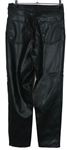 Dámske čierne koženkové nohavice zn. H&M