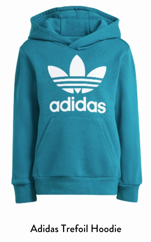 mikina s tromi pruhmi Adidas Trefoil Hoodie