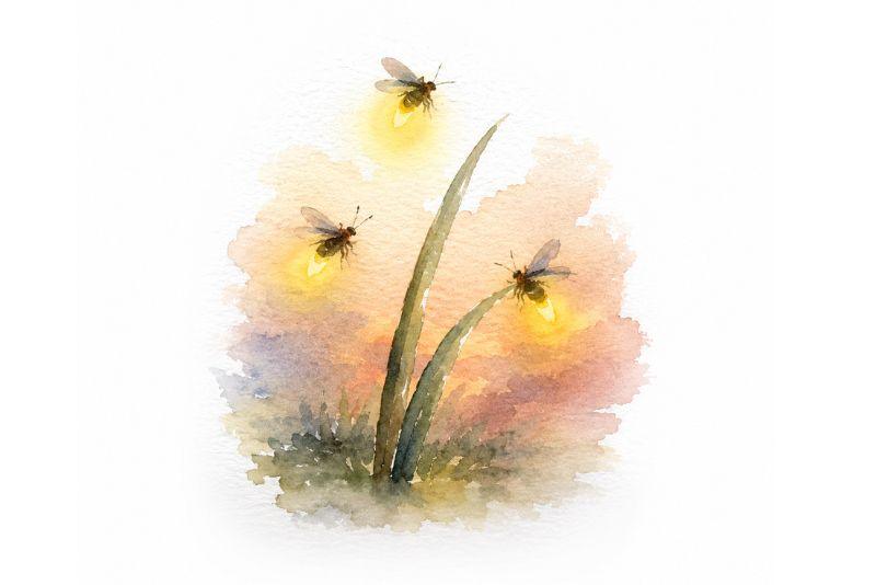Svetlušky v tráve