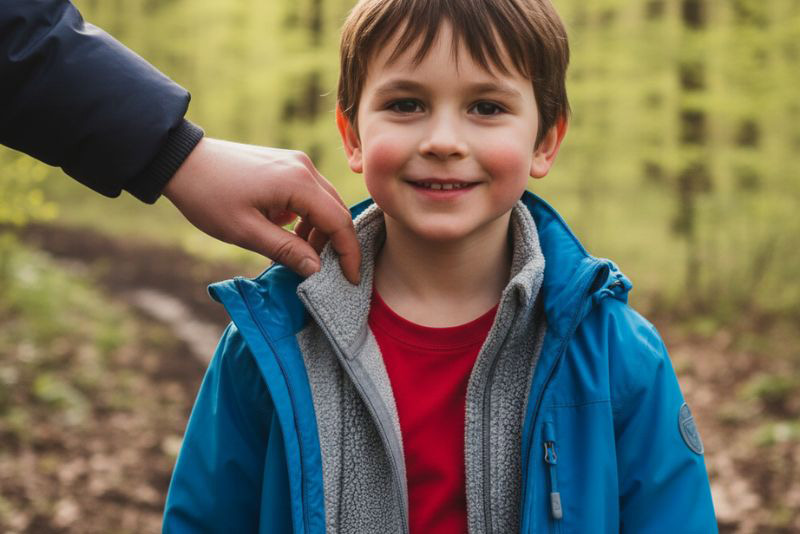 Chlapec a vrsty oblečení