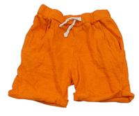 Oranžové bavlnené kraťasy