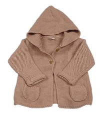 Staroružový prepínaci sveter s kapucňou zn. M&S