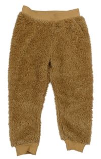 Hnedé chlpaté tepláky Lupilu