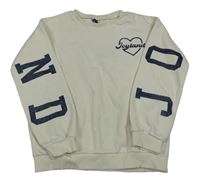 Smotanová mikina s nápisom