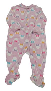 Světlerůžový vzorovaný sametový overal s Minnie Primark