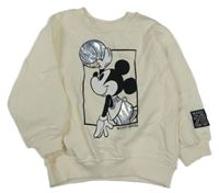 Smetanová mikina s Mickeym H&M