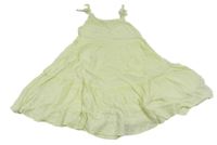 Žlutozelené lehké šaty Next