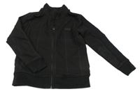 Čierna kockovaná prepínaci mikina s nášivkou George