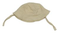 Smetanový mušelínový klobouk Zara