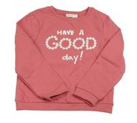 Ružová mikina s nápisom zn. Orchestra