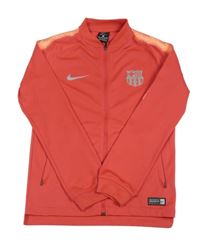 Jahodová sportovní fotbalová propínací mikina - F.C.B zn. Nike