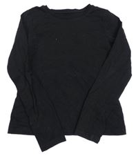 Čierne crop tričko H&M