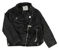 Černý koženkový křivák Yd.