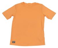 Neonově oranžové UV tričko Decathlon