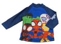 Tmavomodré UV triko se superhrdiny George