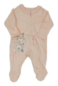 Světlerůžový puntíkatý overal s Koalou George