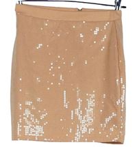 Dámska oranžová flitrová sukňa H&M