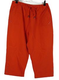 Dámské červené šusťákové capri kalhoty Boule 