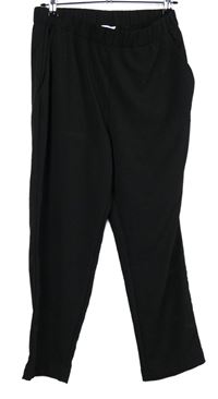 Dámske čierne voľné é nohavice H&M