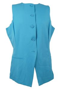 Nové - Dámska svetlomodrá spoločenská vesta Primark