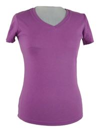 Dámské malinové tričko Hakro 