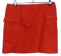 Dámska červená sukňa s vreckami Oasis