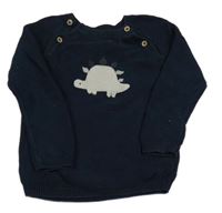 Tmavomodrý sveter s dinem TU