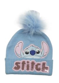 Nové - Modrá čepice se Stichem a bambulí Disney