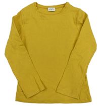 Žluté žebrované triko F&F