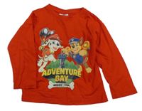 Červené triko s Paw Patrol Nickelodeon