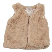 Ružová kožušinová podšitá vesta Impidimpi