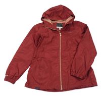 Vínová šusťáková jarní funkční bunda s kapucí Regatta