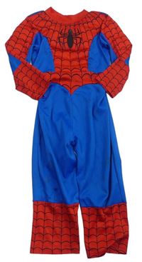 Kostým - Modro-červený overal s pavoukem - Spiderman George