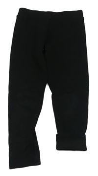 Čierne zateplené legíny Primark