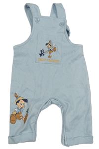 Světlemodré laclové tepláky s Pinocchiem Primark