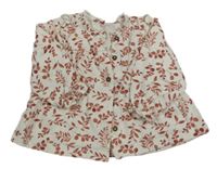 Bílo-bordó halenka s větvičkami George