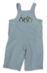 Svetlomodré fleecové na traké tepláky s tučňáky Carter's