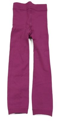 Purpurové thermo punčochové legíny Lily & Dan