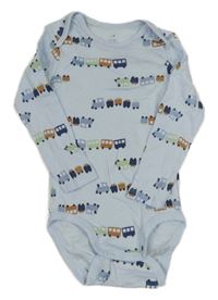 Světlemodré body s mašinkami H&M