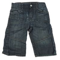 Tmavomodré 3/4 rifle H&M