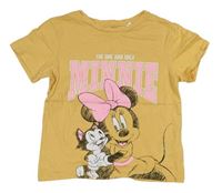Oranžové tričko s Minnie H&M