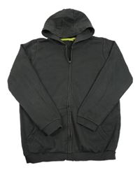 Sivá prepínaci mikina s kapucňou Tu